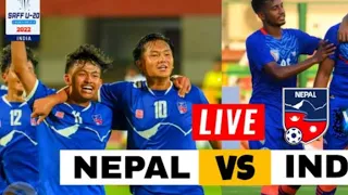 Nepal U20 Vs India U20 Football Match |Saffchampionship Live