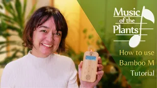 Music of The Plants - How to use Bamboo M, the Instrument that gives a voice to Plants! Tutorial