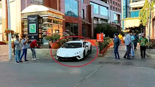 LAMBORGHINI huracan performante creates CHAOS in BANGALORE (INDIA)|JAN 2022|etc #supercars #huracan