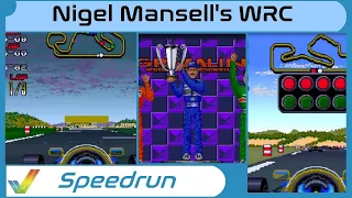 (World Record) Nigel Mansell's World Championship "Perfect Season" in 61m 06s | Speedrun [Amiga]