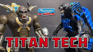 Monsterverse Titan Tech Godzilla & Kong Figures by Playmates Toys