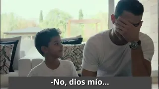 CUANDO CRISTIANO RONALDO SE ENOJÓ CON SU HIJO PORQUE ESTE NO SABÍA SU PROPIO NOMBRE