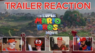 Super Mario Bros. Movie reveal trailer live reaction | TCGS