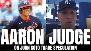 Aaron Judge Reacts to Juan Soto Trade Speculation: "It Would Be Fun to See Him in New York"