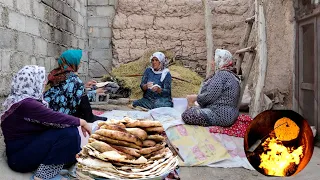 How to make Lavash Bread || Baking Lavash and tapan Bread in Traditional Tandoor