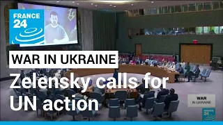 Zelensky demands UN acts over 'terrorist state' Russia • FRANCE 24 English