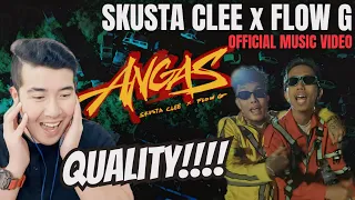 [REACTION] ANGAS - Skusta Clee & Flow G (Official Music Video)(Prod. by Flip-D)