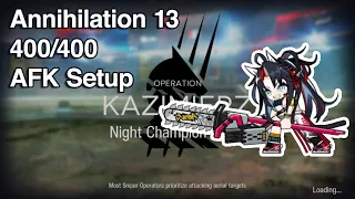 [Arknights] Annihilation 13 - Night Champion Show (400 Kills, AFK Setup, Sped Up)