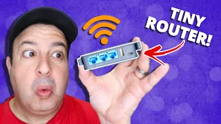 BEST Travel WiFi Router with phone tethering for fast internet speed!