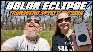 SPIRIT SESSION DURING ECLIPSE, FULL TOTALITY with the Transcend Spirit Link APP!