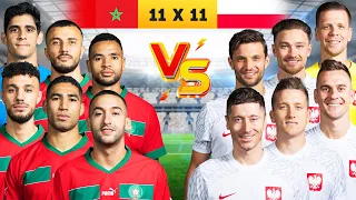 2023 Morocco 🆚 2023 Poland (Bounou, Ziyech, Lewandowski, Szczęsny)