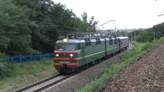 ВЛ80С-693 с вагоном-дефектоскопом