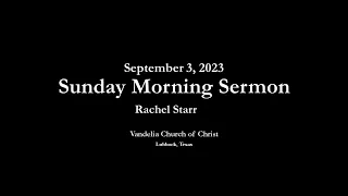 2023 09 03 Sermon, (Speaker's name)