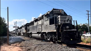 Norfolk Southern P45 out of Seneca SC, Z line, 1752 hrs, Friday 10 May 2024, 77° 32% WNW 7-16 ￼CAVU