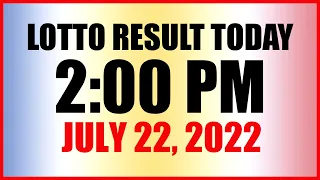 Lotto Result Today 2pm July 22 2022 Swertres Ez2 Pcso