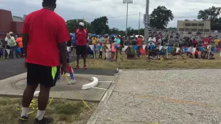 Shot put AAU Regional 2016