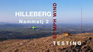 Hilleberg Nammatj Storm Testing -   Does it Stand in 58.6 MPH MEASURED Winds ??