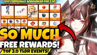 LOTS OF HUGE FREE REWARDS Officially Coming at 3.0!!! [TLDR Quick News From JP Livestream]