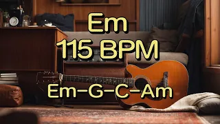 Emotional E Minor Guitar Backing Track | 110 BPM | Elevate Your Playing