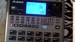 Alesis SR 18 Drum Machine. Pros and cons
