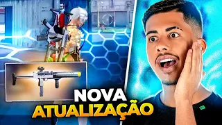 TESTEI TUDO DA NOVA ATUALIZAÇÃO DO FREE FIRE!! ADEUS CR7?