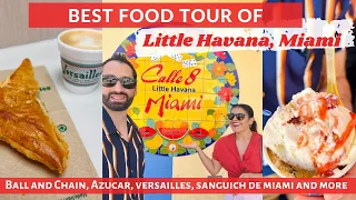 BEST FOOD TOUR OF LITTLE HAVANA MIAMI // Places to eat in Little Havana // Travel Vlog