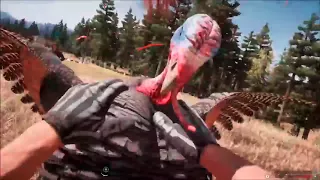 far cry 5 страшный злой и агресивный индюк