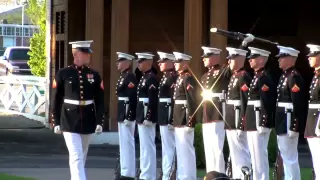 Silent Drill Platoon Throw and Catch HD