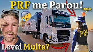 91/24 🚨PRF ME PAROU FORA DO HORARIO PERMITIDO NA PRIMEIRA VIAGEM DO CAMINHÃO VOLVO FH