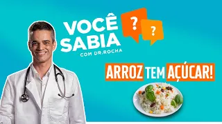 Você Sabia? Arroz Tem Açúcar! 🍛🍚