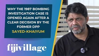 "Why the 1987 bombing investigation case is opened again after a clear decision by the former DPP"