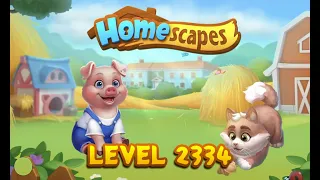 Homescapes Level 2334 - No Boosters