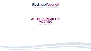 Audit Committee | 20 January 2021, 6pm