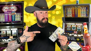 $100 in Classic TABASCO 🌶️ 4X Diamond 💎  Slot Machines!  🎰 High Volatile classic slots ⭐️ Live play!