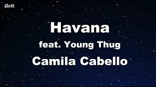 Havana ft. Young Thug - Camila Cabello Karaoke 【With Guide Melody】 Instrumental