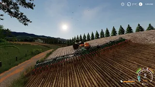 DIFICULDADE PARA PLANTAR NO CAMPO DESNIVELADO / MAPA AGRONOPOLIS / FARMING SIMULATOR 19