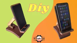 How to make mobile stand | Wooden mobile stand | creative idea