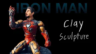 IRON MAN - Avengers Endgame Sculpture in Clay (Collab Fig. C. Art)