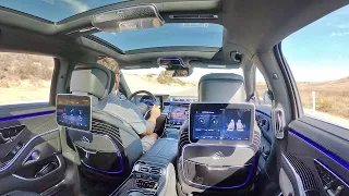 2021 Mercedes-Maybach S 580 POV Ride (3D Audio)(ASMR)