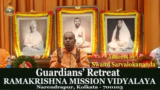 Address by Swami Sarvalokanandaji Maharaj, Secretary, Ramakrishna Mission Ashrama, Narendrapur