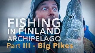 Fishing in Finland archipelago Part 3 - Big Pikes! (with English Subtitles)