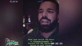 Drake gets Novikov restaurant in London to play some Young Thug #DailySnaps | Audio Saviours