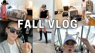 VLOG: Day at Universal Studio’s, New Pottery Barn Bedding, & Packing for a month in Utah