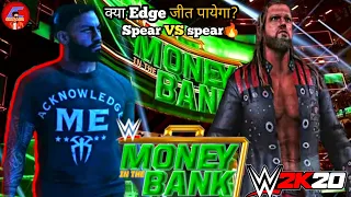 WWE 2K20 PSP - Roman reigns vs Edge Money In the bank 2021 full match