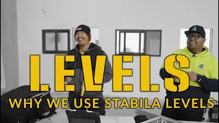 LEVELS- Why we use Stabila Levels