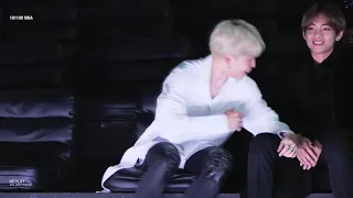 Vmin MINV Jimin Taehyung - sweet reaction to vmin