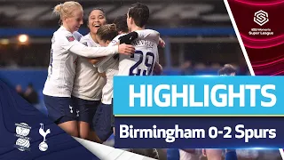 Neville & Percival secure back-to-back wins! WOMEN'S HIGHLIGHTS | Birmingham 0-2 Spurs