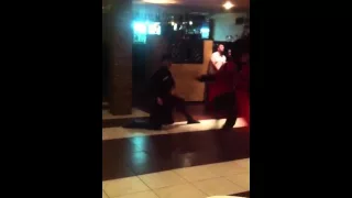 Georgian dances in a restaurant