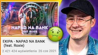 OCENIAM PIOSENKI YOUTUBERÓW - EKIPA - NAPAD NA BANK (feat. Roxie)