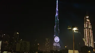 Dubai Burj Khalifa Fireworks : New Year Eve : 2019